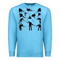 Ocean Blue billiards Premium Sweatshirt - artisFamous