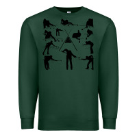 Sports Green billiards Premium Sweatshirt - artisFamous
