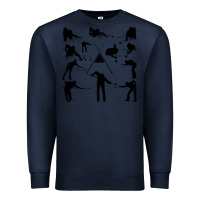 Navy billiards Premium Sweatshirt - artisFamous