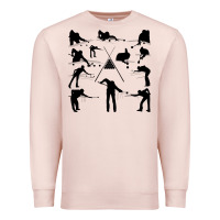 Pale Pink billiards Premium Sweatshirt - artisFamous