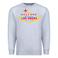 Heather Grey Welcome to Fabulous Las Vegas Nevada Premium Sweatshirt - artisFamous