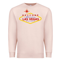 Pale Pink Welcome to Fabulous Las Vegas Nevada Premium Sweatshirt - artisFamous
