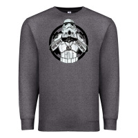Charcoal Heather storm trooper Premium Sweatshirt - artisFamous