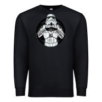 Black storm trooper Premium Sweatshirt - artisFamous