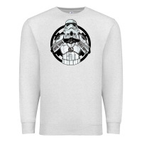 Oatmeal Heather storm trooper Premium Sweatshirt - artisFamous