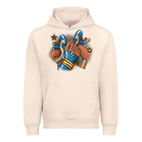 Sandshell Football afro girl sneakers Urban Hoodie - RanaPortraitStore