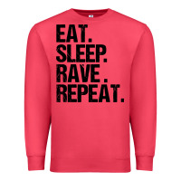 Cardinal eat sleep rave repeat Premium Sweatshirt - artisFamous