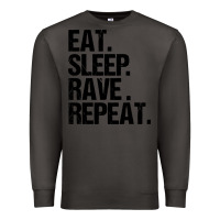 Smoke eat sleep rave repeat Premium Sweatshirt - artisFamous