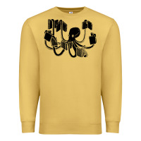 Antique Gold Octopus Premium Sweatshirt - artisFamous
