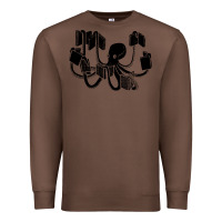 Chestnut Octopus Premium Sweatshirt - artisFamous