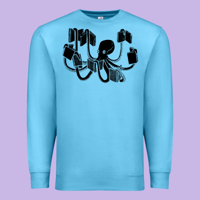Octopus Premium Sweatshirt Designed By Artisfamous
