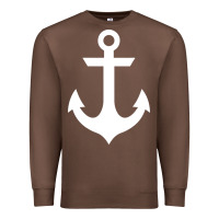 Chestnut preppy nautical anchor Premium Sweatshirt - artisFamous