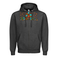 Charcoal Heather thankful turkey Zipper Hoodie - JahusDesignShop