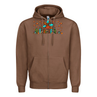 Chestnut thankful turkey Zipper Hoodie - JahusDesignShop