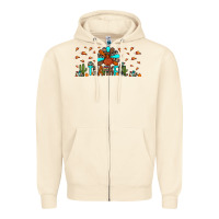 Sandshell thankful turkey Zipper Hoodie - JahusDesignShop