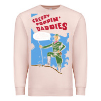 Pale Pink Cherry Poppin' Daddies Premium Sweatshirt - artisFamous