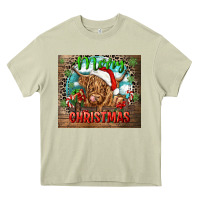 Mossy merry christmas heifer cow Heavy Core Tee - CowGirlArtShop