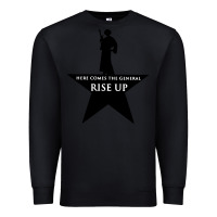 Black here comes the general rise up Premium Sweatshirt - artisFamous