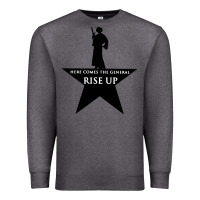 Charcoal Heather here comes the general rise up Premium Sweatshirt - artisFamous