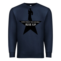 Navy here comes the general rise up Premium Sweatshirt - artisFamous