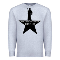 Heather Grey here comes the general rise up Premium Sweatshirt - artisFamous