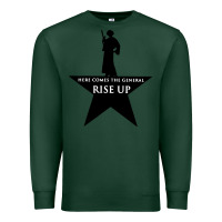 Sports Green here comes the general rise up Premium Sweatshirt - artisFamous
