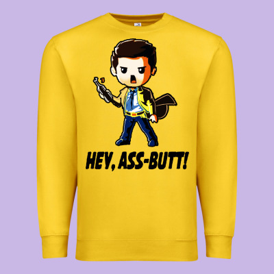 Hey, Ass Butt Premium Sweatshirt Designed By Artisfamous