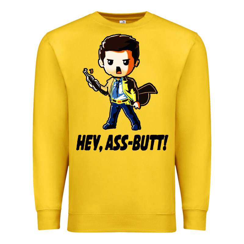 Hey, Ass Butt Premium Sweatshirt by artisFamous | Teevron