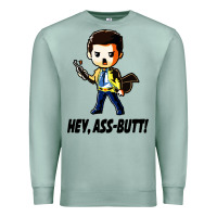 Seafoam hey, ass butt Premium Sweatshirt - artisFamous