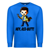 True Royal hey, ass butt Premium Sweatshirt - artisFamous