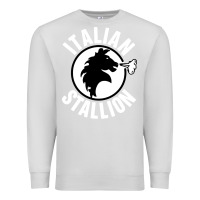 Dove Grey italian stallion Premium Sweatshirt - artisFamous