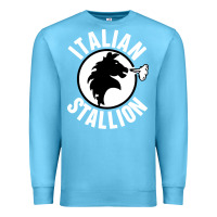 Ocean Blue italian stallion Premium Sweatshirt - artisFamous