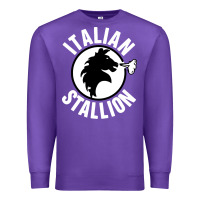 Purple italian stallion Premium Sweatshirt - artisFamous