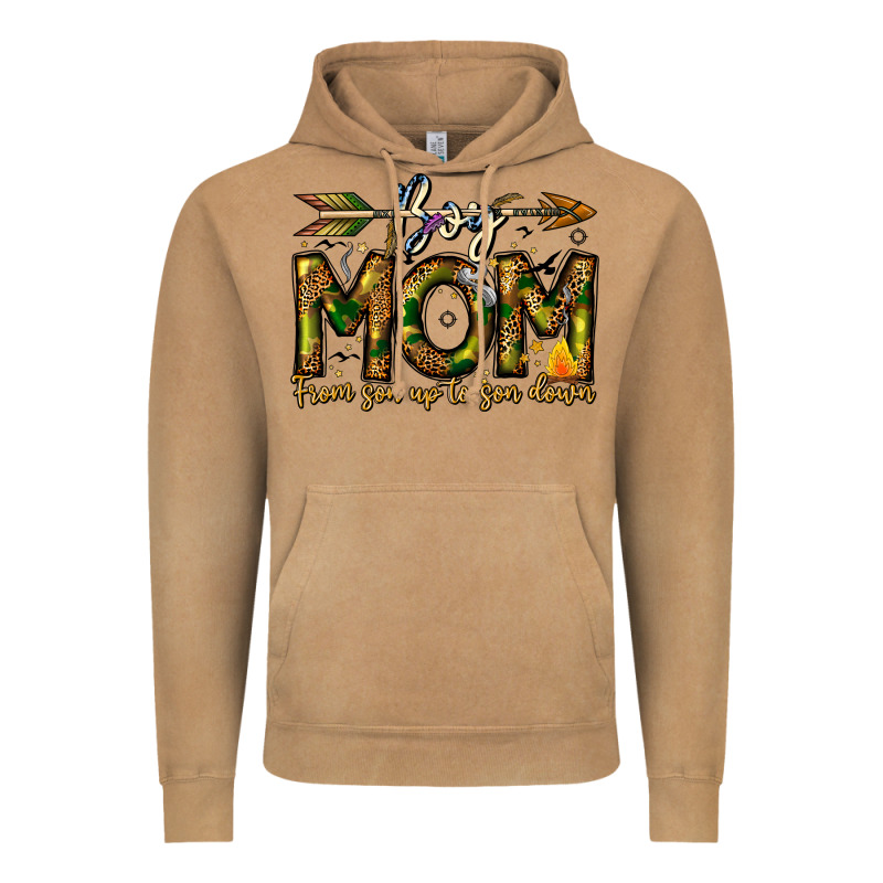 Boy Mom From Son Up To Son Down Vintage Hoodie by CowhideDigitalArt | Teevron