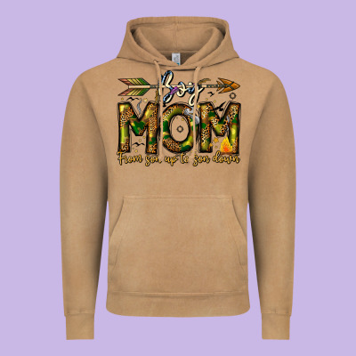 Boy Mom From Son Up To Son Down Vintage Hoodie Designed By Cowhidedigitalart