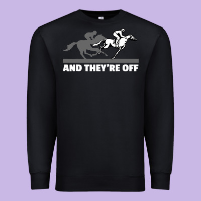 Horse Racing Premium Sweatshirt Designed By Artisfamous