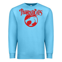 Ocean Blue Thunders Cats Premium Sweatshirt - artisFamous