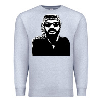 Heather Grey yasser arafat Premium Sweatshirt - artisFamous