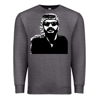 Charcoal Heather yasser arafat Premium Sweatshirt - artisFamous