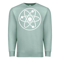 Seafoam Atomic Atom Symbol Premium Sweatshirt - artisFamous