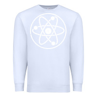 White Atomic Atom Symbol Premium Sweatshirt - artisFamous