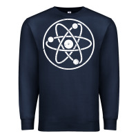 Navy Atomic Atom Symbol Premium Sweatshirt - artisFamous