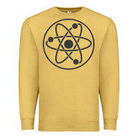Antique Gold Atomic Atom Symbol Premium Sweatshirt - artisFamous