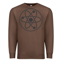 Chestnut Atomic Atom Symbol Premium Sweatshirt - artisFamous