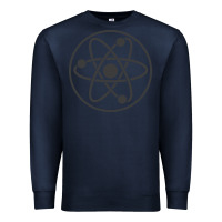 Navy Atomic Atom Symbol Premium Sweatshirt - artisFamous