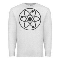 Oatmeal Heather Atomic Atom Symbol Premium Sweatshirt - artisFamous