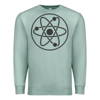 Seafoam Atomic Atom Symbol Premium Sweatshirt - artisFamous