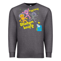Charcoal Heather Shonen Knife Free Time Premium Sweatshirt - artisFamous