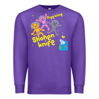 Purple Shonen Knife Free Time Premium Sweatshirt - artisFamous