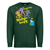 Sports Green Shonen Knife Free Time Premium Sweatshirt - artisFamous